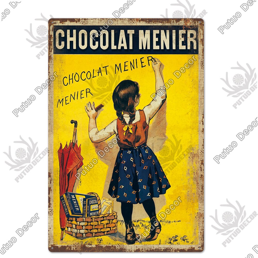 Plaques chocolats et confiseries anciennes